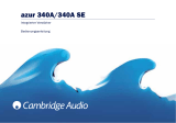 Cambridge Audio Azur 340A/340A SE Benutzerhandbuch