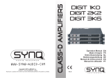 SYNQ AUDIO RESEARCH Class-D Digit 3K6 Bedienungsanleitung