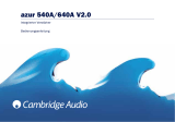 Cambridge Audio Azur 540A V1/V2 Benutzerhandbuch