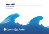 Cambridge Audio azur 340 c Benutzerhandbuch