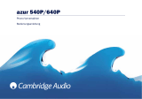 Cambridge Audio Azur 540P Benutzerhandbuch