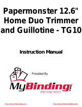 MyBinding Papermonster TG10 Benutzerhandbuch