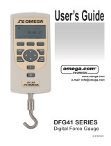Omega DFG41 Series Bedienungsanleitung