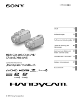 Sony HDR-XR550E Bedienungsanleitung