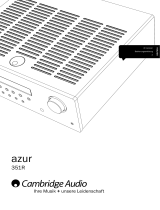 Cambridge Audio Azur 351R Benutzerhandbuch