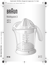 Braun Presse-agrumes 20w Blanc - Mpz9 Bedienungsanleitung