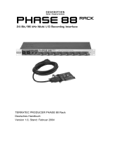 Terratec PHASE88Rack Manual Bedienungsanleitung