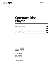 Sony CDP-XE520 Bedienungsanleitung