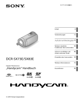 Sony DCR-SX73E Bedienungsanleitung