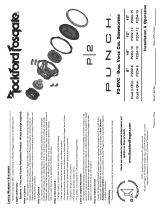 Rockford Fosgate Punch P2D48 Installation & Operation Manual