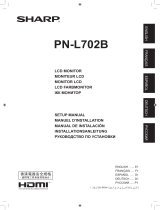 Sharp PN-L702B Bedienungsanleitung