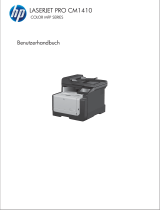 HP LaserJet Pro CM1415 Color Multifunction Printer series Benutzerhandbuch