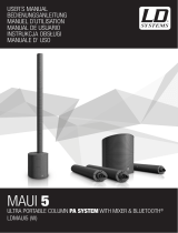 LD MAUI 5 Ultra Portable Column PA System Benutzerhandbuch