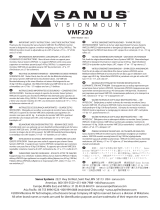 Sanus Systems VMF220-B1 Benutzerhandbuch