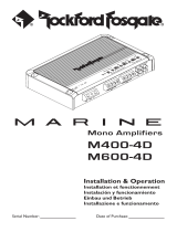 Rockford Fosgate Marine M400-4D Bedienungsanleitung