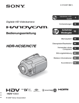 Sony HDR-HC5E Bedienungsanleitung