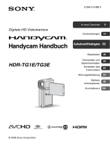 Sony HDR-TG3E Bedienungsanleitung