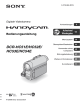 Sony Handycam DCR-HC54E Benutzerhandbuch