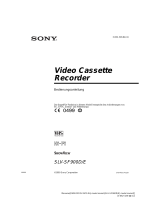 Sony SLV-SF900E Bedienungsanleitung