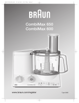 Braun CombiMax 600 Küchenmaschine Bedienungsanleitung