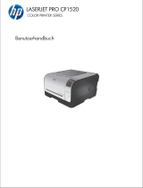 HP LaserJet Pro CP1525 Color Printer series Benutzerhandbuch