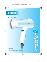 Braun C1800 DF creation2 Benutzerhandbuch