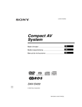 Sony DAV-S400 Bedienungsanleitung