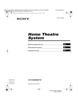 Sony HT-DDW870 Bedienungsanleitung