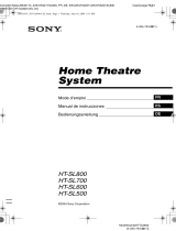 Sony HT-SL500 Bedienungsanleitung
