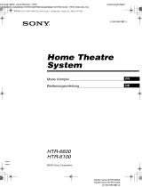 Sony HTR-6600 Bedienungsanleitung