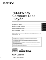 Sony cdx c 8850 r Bedienungsanleitung