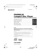 Sony CDX-R6550 Bedienungsanleitung