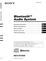 Sony MEX-BT2600 Benutzerhandbuch
