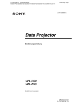 Sony VPL-EX3 Bedienungsanleitung