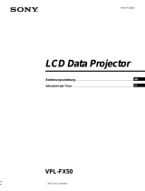 Sony LCD Dtat Projector Bedienungsanleitung