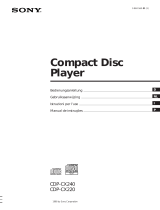 Sony CDP-CX220 Bedienungsanleitung