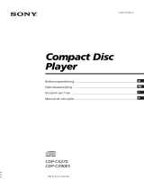 Sony CDP-CX90ES Bedienungsanleitung