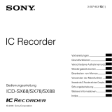 Sony ICD-SX68 Bedienungsanleitung