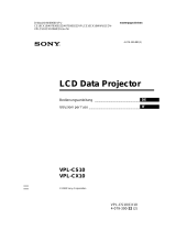 Sony VPL-CX10 Bedienungsanleitung