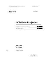 Sony VPL-CS2 Bedienungsanleitung