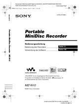 Sony MZ-N10 Bedienungsanleitung