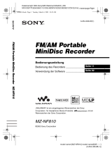 Sony MZ-NF810 Bedienungsanleitung