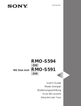 Sony RMO-S594-DW Bedienungsanleitung