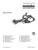 Metabo RB 18 LTX 60 BARE Benutzerhandbuch