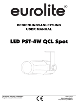 EuroLite LED PST-4W QCL Spot Benutzerhandbuch