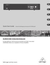 Behringer EUROCOM AX6240 Schnellstartanleitung