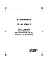 Star Micronics SLIP SP298 SERIES Benutzerhandbuch