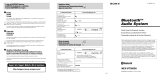 Sony MEXBT3600U Benutzerhandbuch