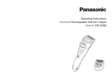 Panasonic ER-GS60 Bedienungsanleitung