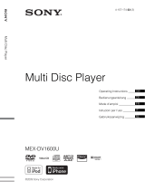 Sony MEX-DV1600 Bedienungsanleitung